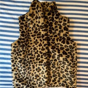 Carter's Brown and Black Leopard Print Vest